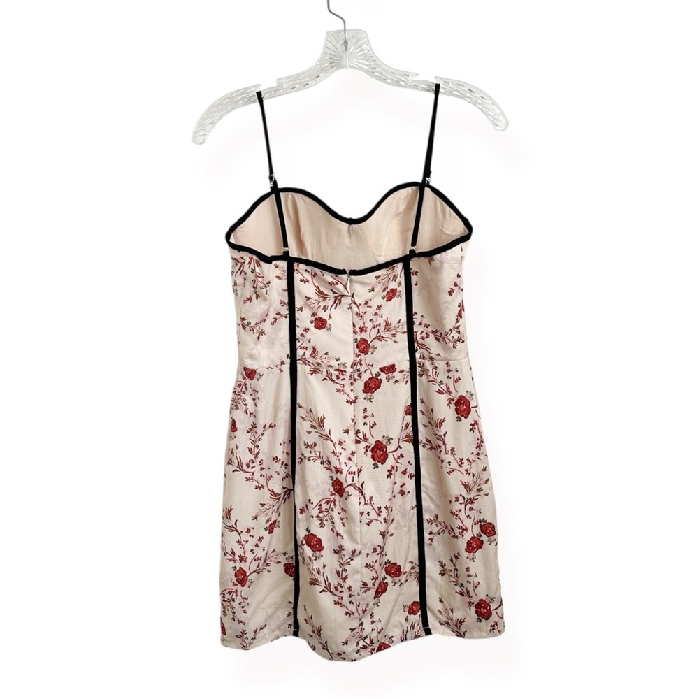 NWOT Lovers + Friends x Revolve Pink Floral Bustier Bodycon Mini Dress S - Picture 5 of 7
